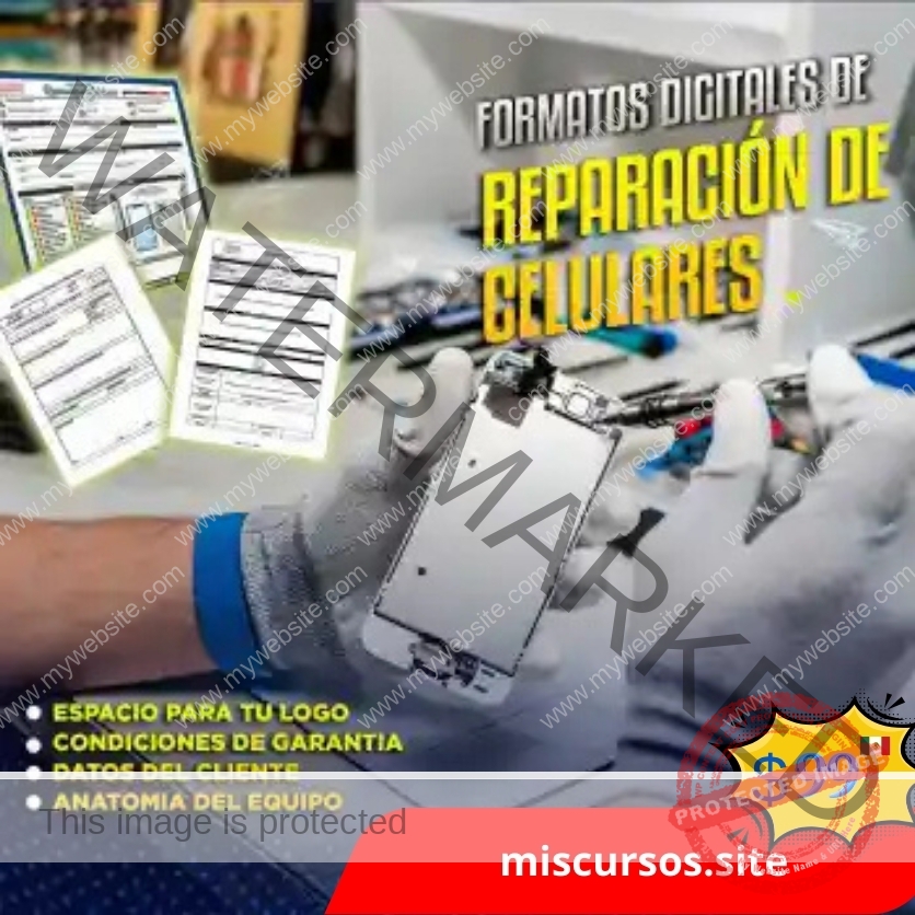 Formatos Digitales de Reparación de Celulares