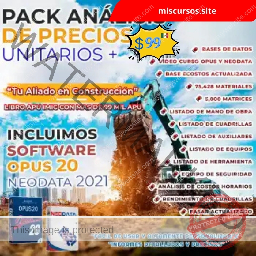 Pack Análisis de Precios Unitarios +