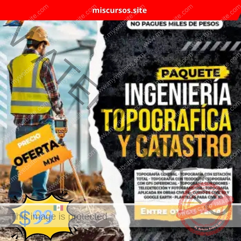Paquete Ingeniería Topográfica y Catastro