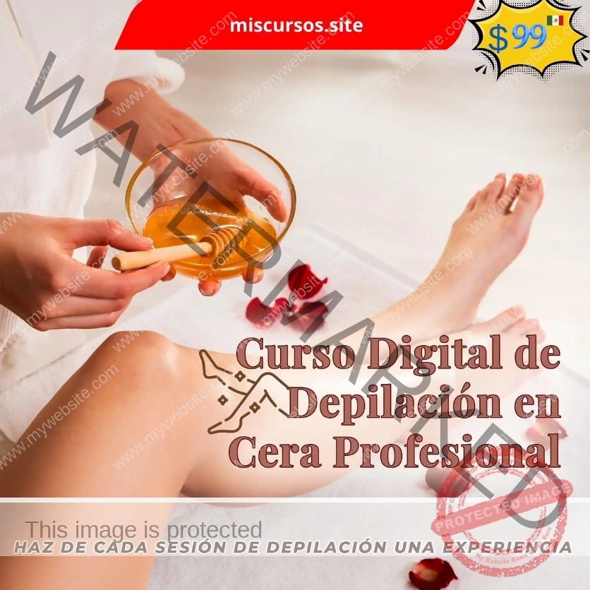 Curso Digital de Depilación en Cera Profesional