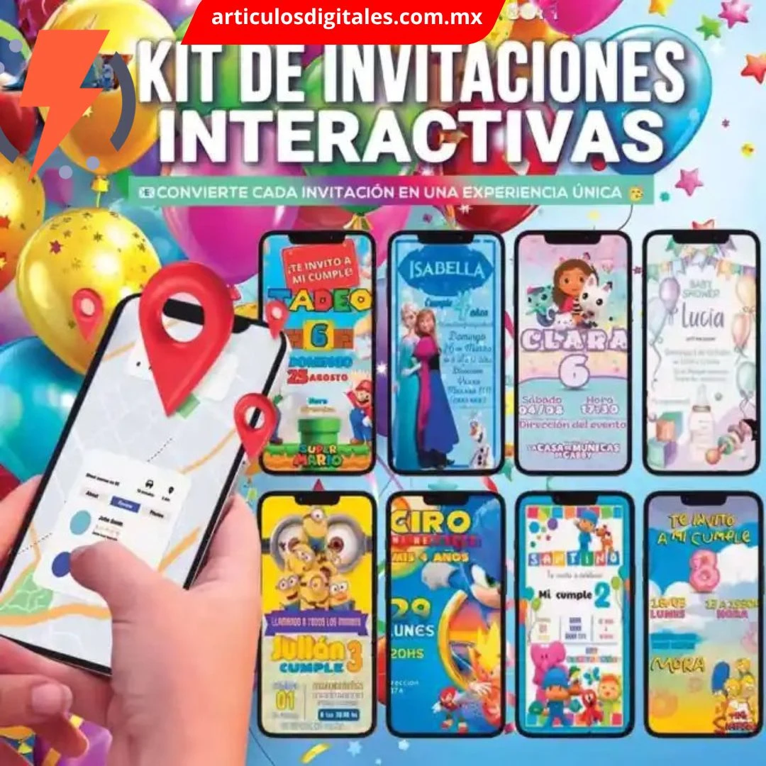 Kit de Invitaciones Interactivas