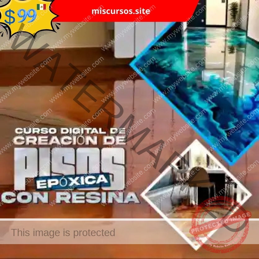 Curso Digital de Creación de Pisos con Resina Epóxica